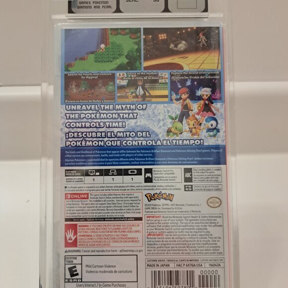 Brand New Sealed Nintendo Switch Pokemon Brilliant Diamond Graded ESG 91 - Picture 2 of 6